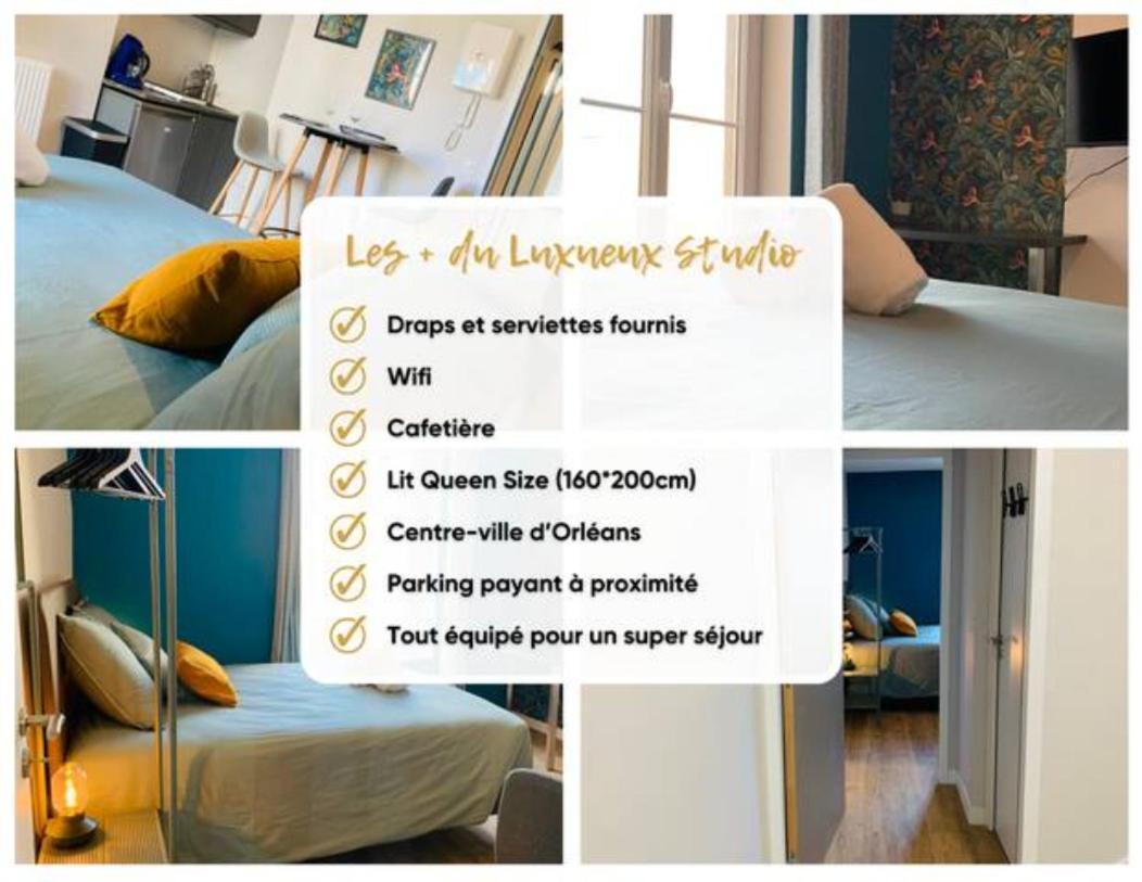 Luxueux Studio Rue Bannier Neuf Apartment Orléans Exterior photo